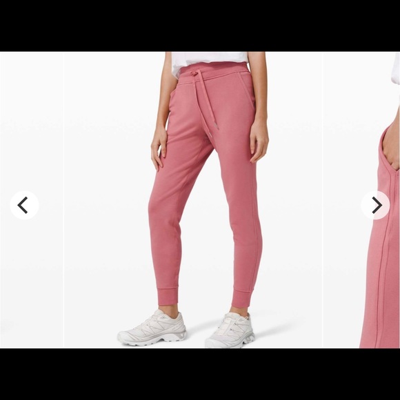 Warm Down Lululemon Joggers - Picture 1 of 2